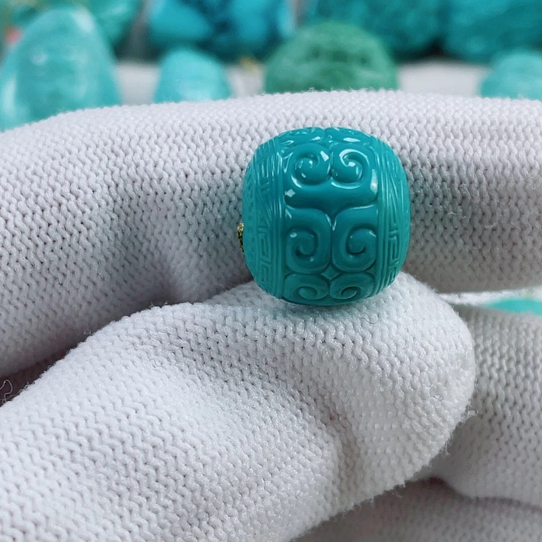 绿松石未镶嵌车挂
