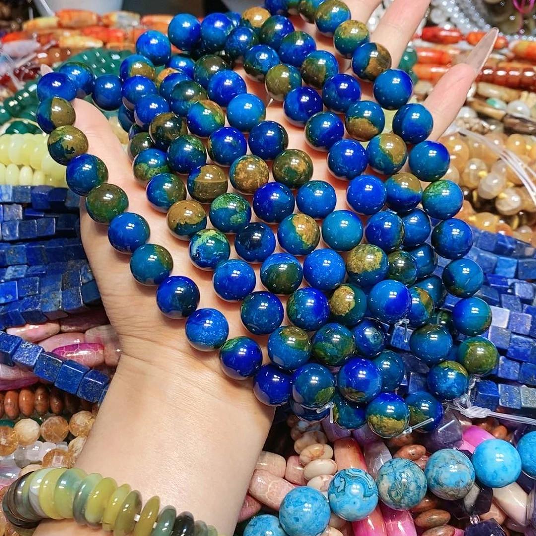 玛瑙/玉髓散珠天然地球玛瑙14mm一条