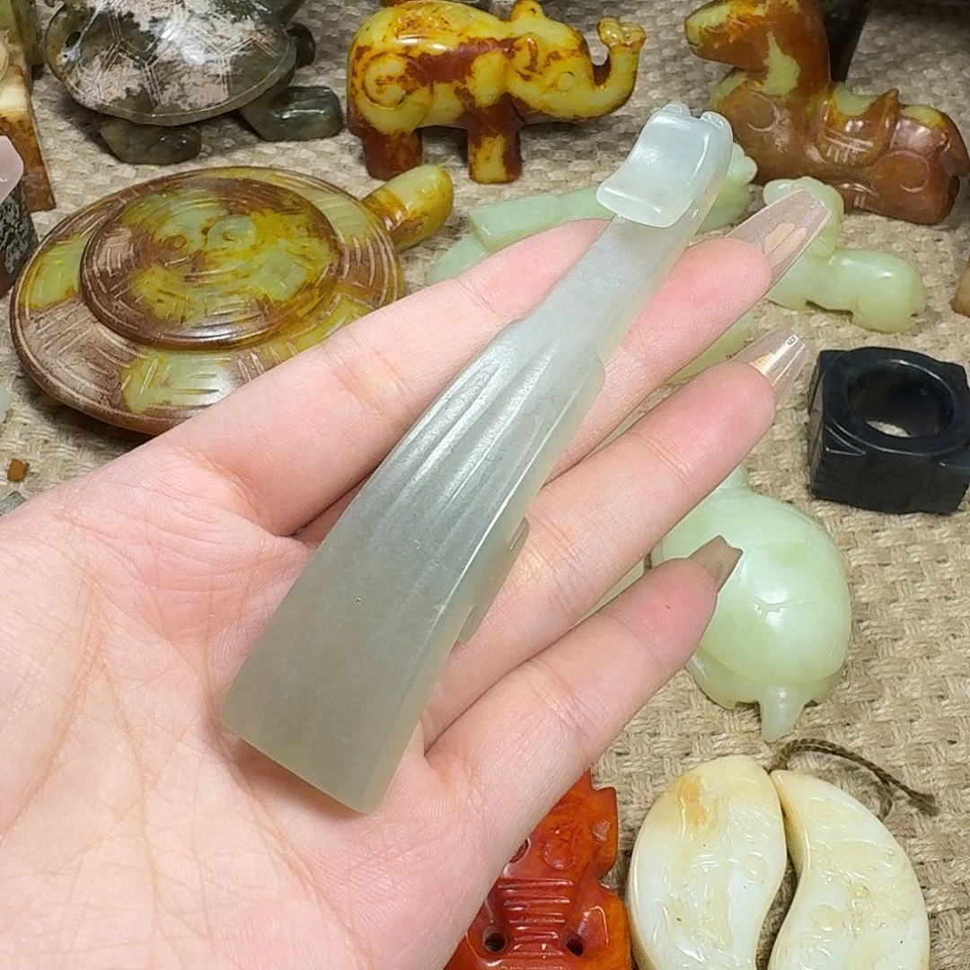 白玉菩提吊坠挂件