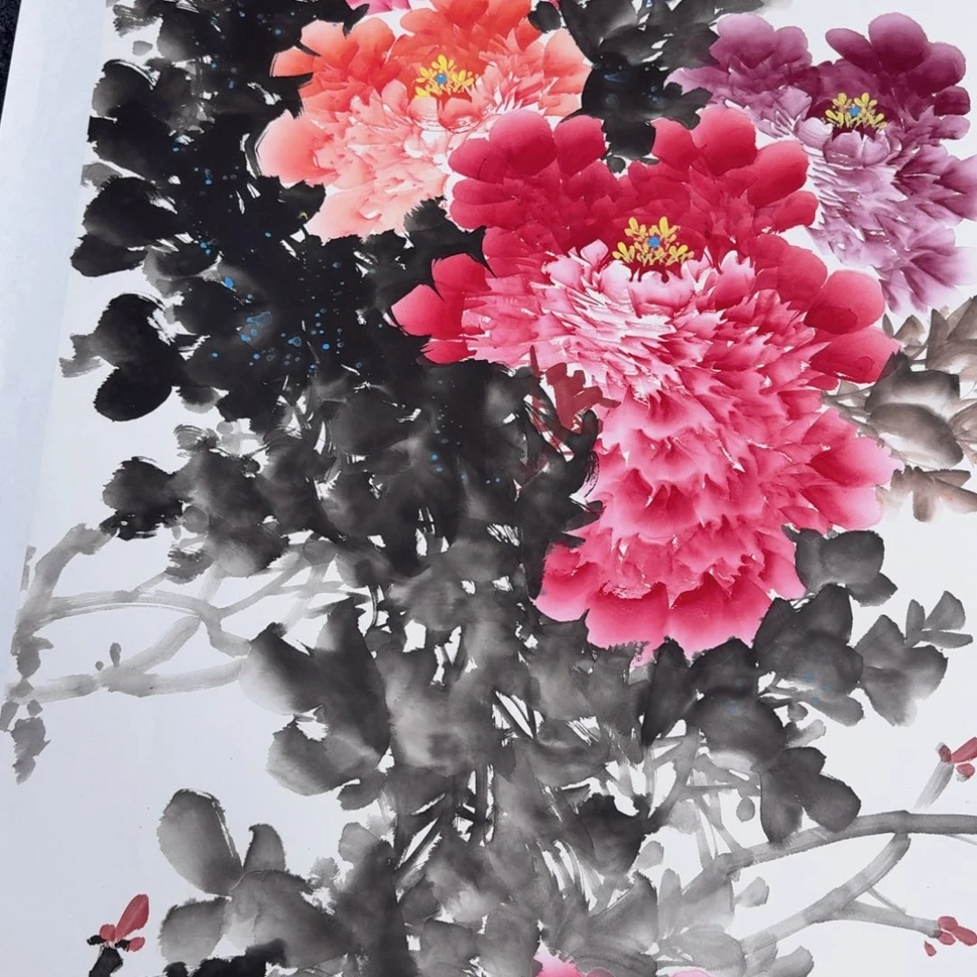 国画国画作品山水花鸟纯手绘