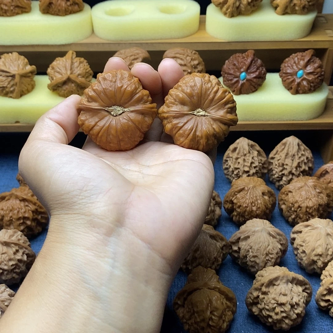 45全品南瓜墩文玩核桃