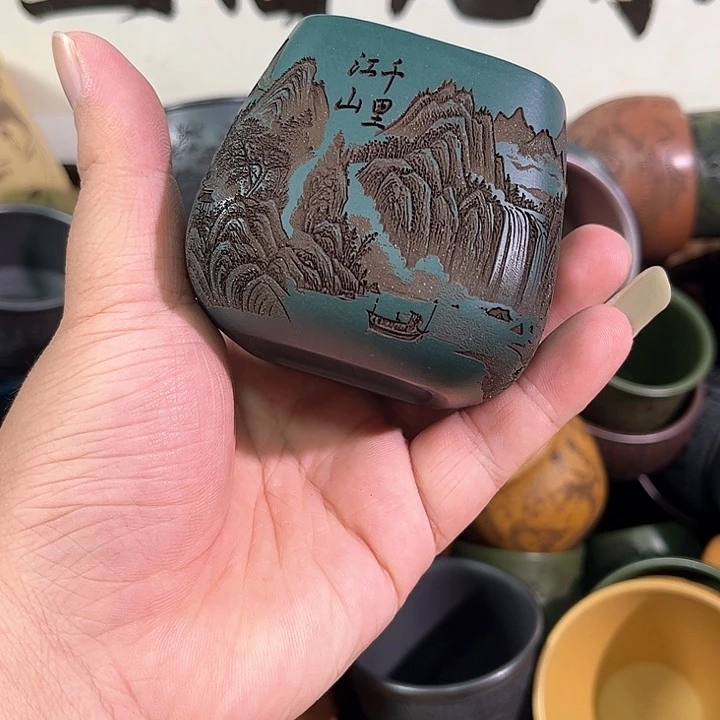 茶杯紫砂全手工紫砂主人杯