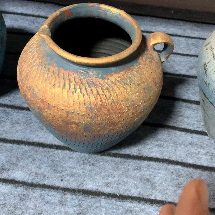 【闪购商品】微瑕土陶默认打孔高23口13