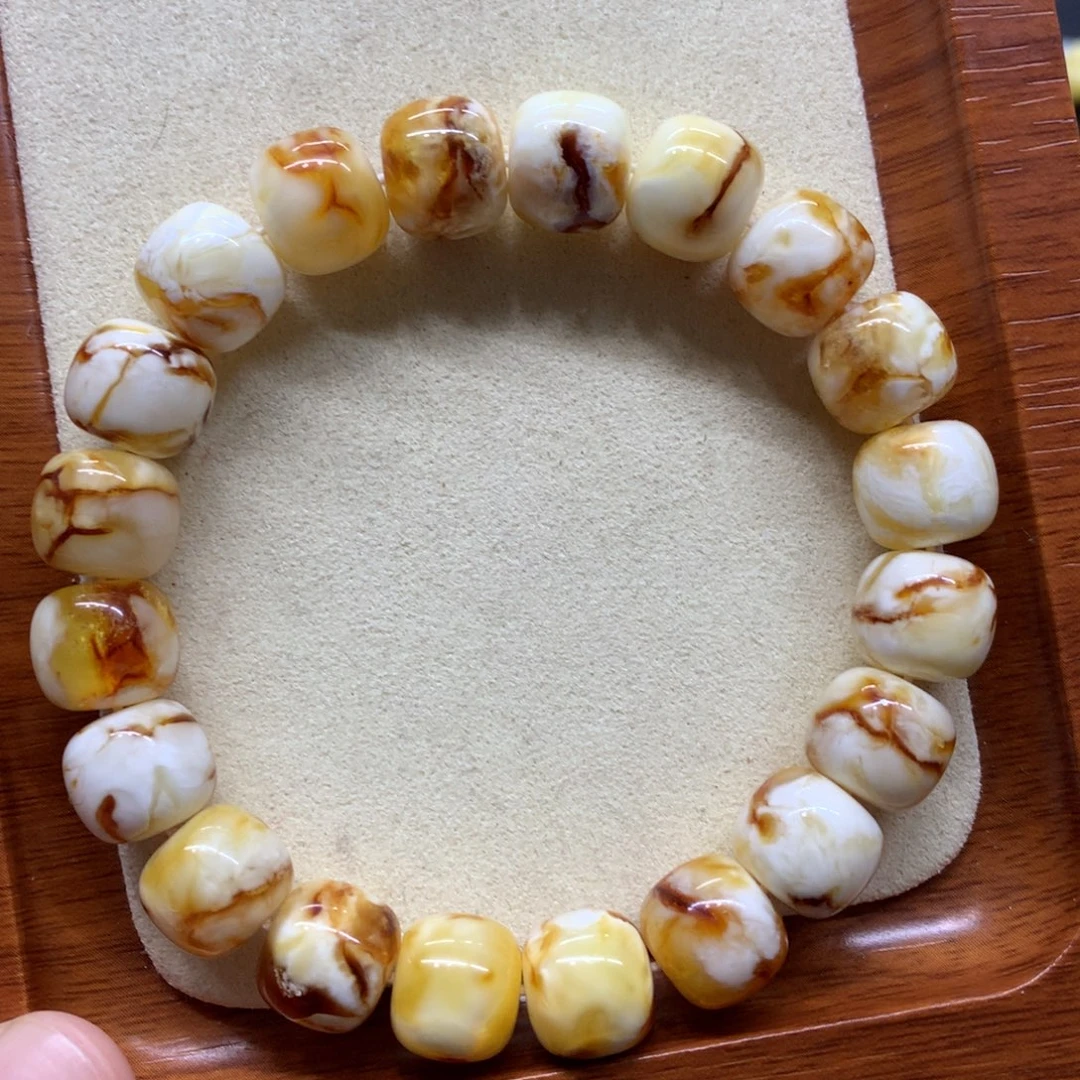 蜜蜡未镶嵌手链蜜蜡