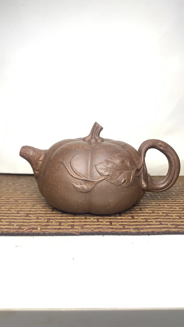 黄龙山原矿青段南瓜壶柴烧