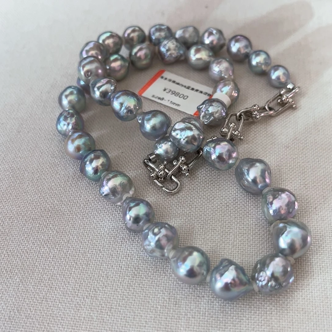 海水珍珠颈饰未镶嵌真多麻巴洛克8-11