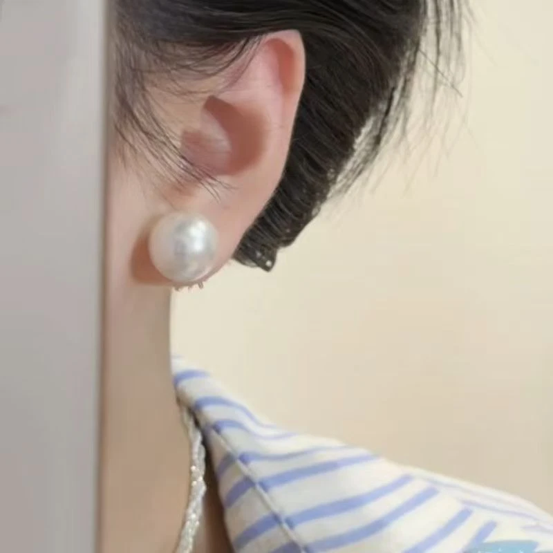 铜合金耳饰 设计感两戴超仙烟花珠珠耳钉气质优雅小众显瘦耳饰