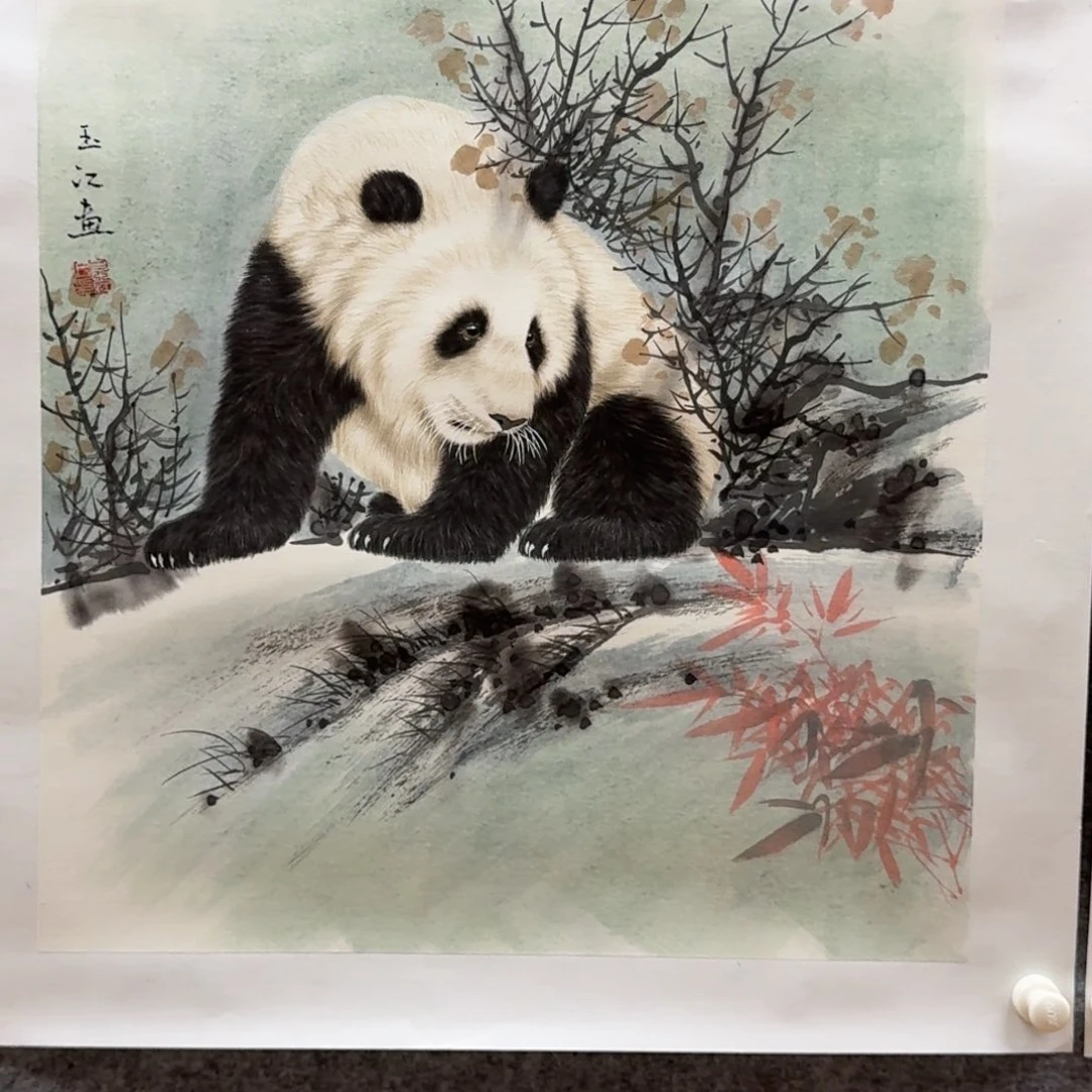国画50斗方作品动物