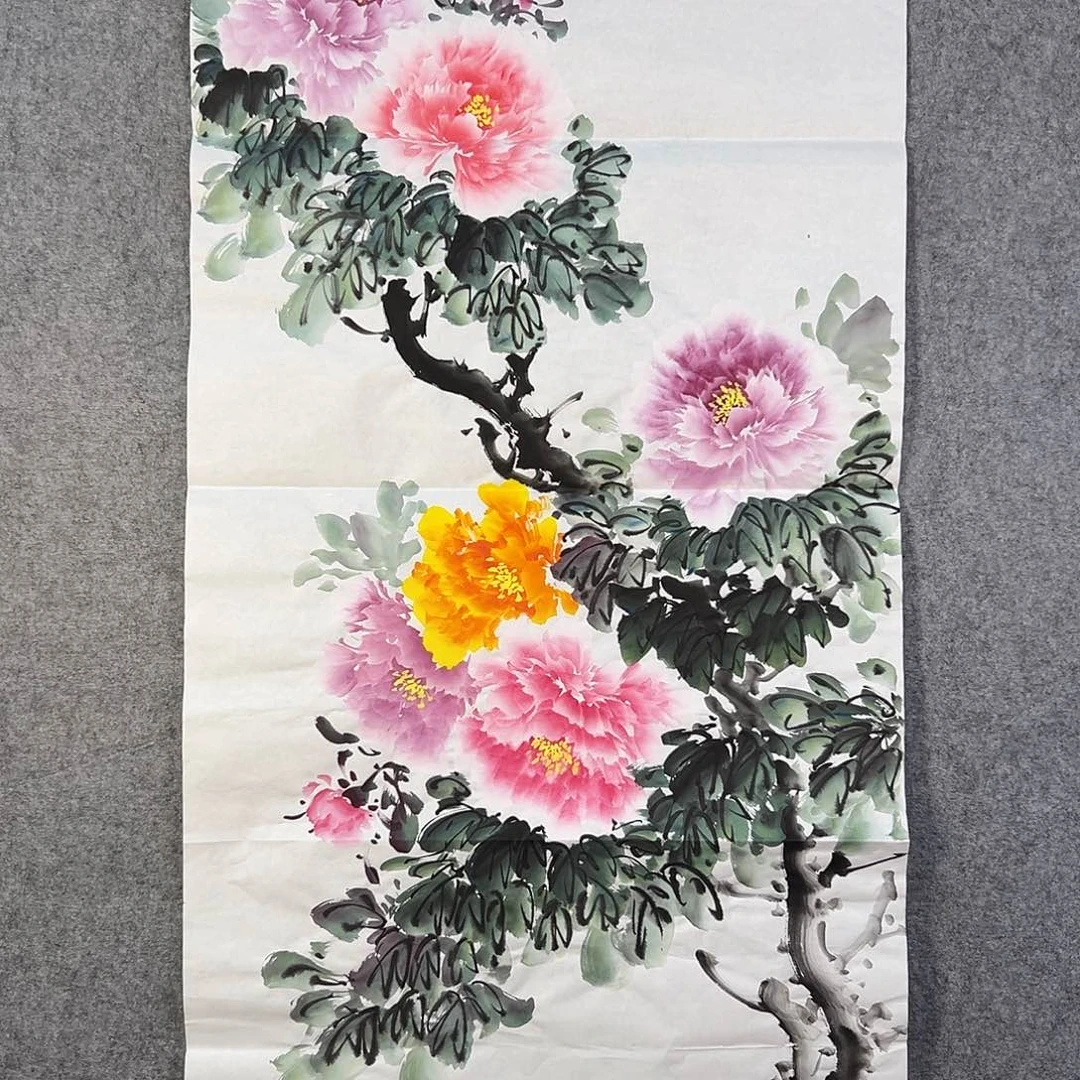 国画072 牡丹花等经济植物和花卉资源