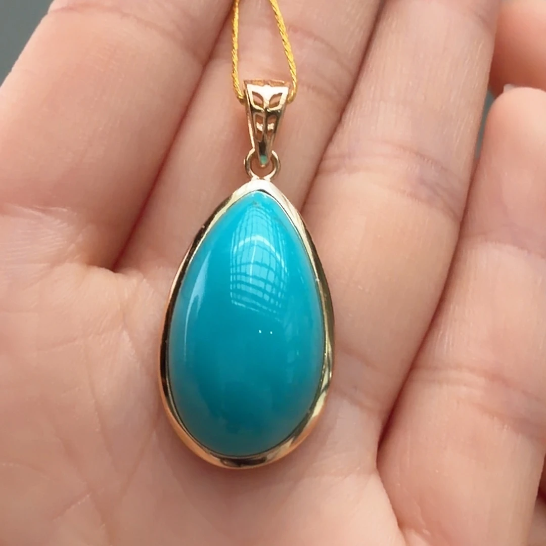 绿松石未镶嵌颈饰