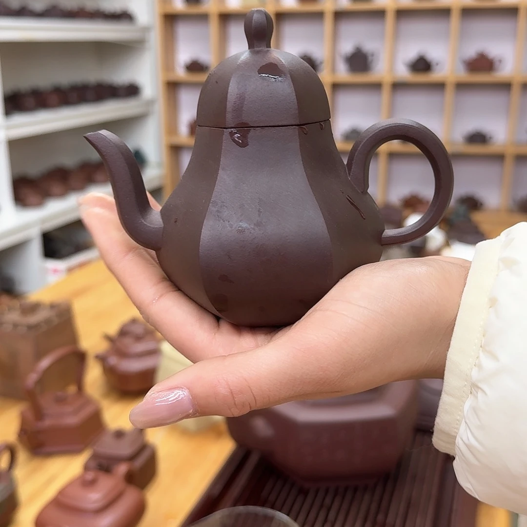 紫砂茶壶紫砂壶六方思婷200cc