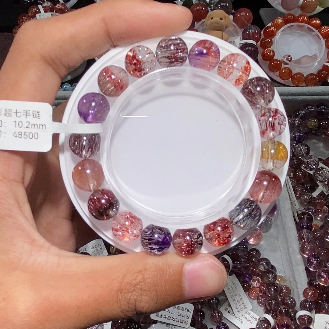 水晶未镶嵌手串仙女超