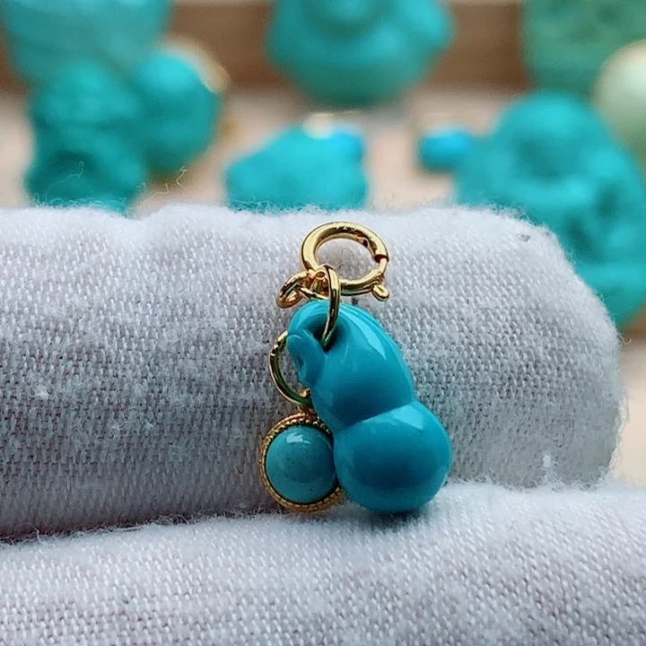 绿松石未镶嵌配饰