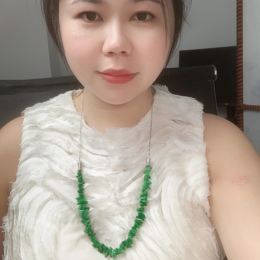 翡翠银S925镶嵌颈饰翡翠
