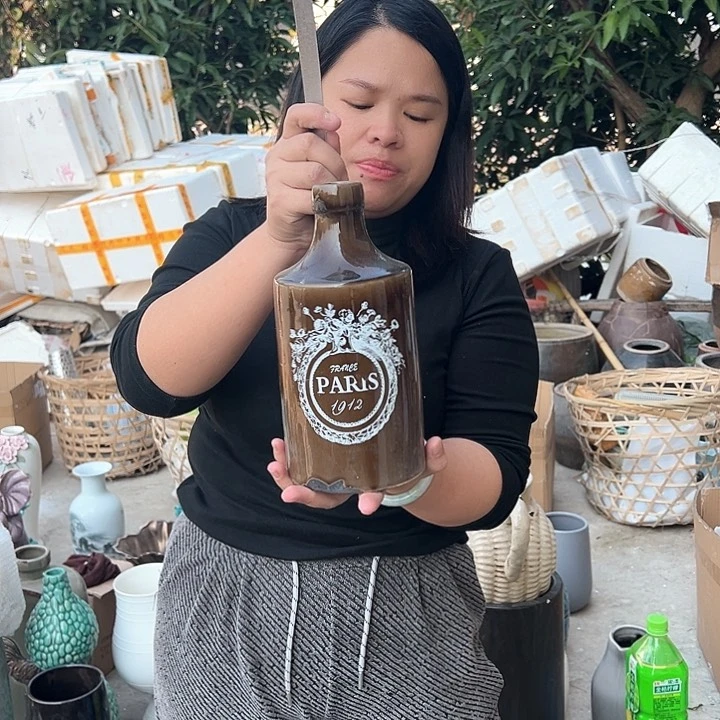 瓶高度24厘米口径3.5厘米微瑕捡漏