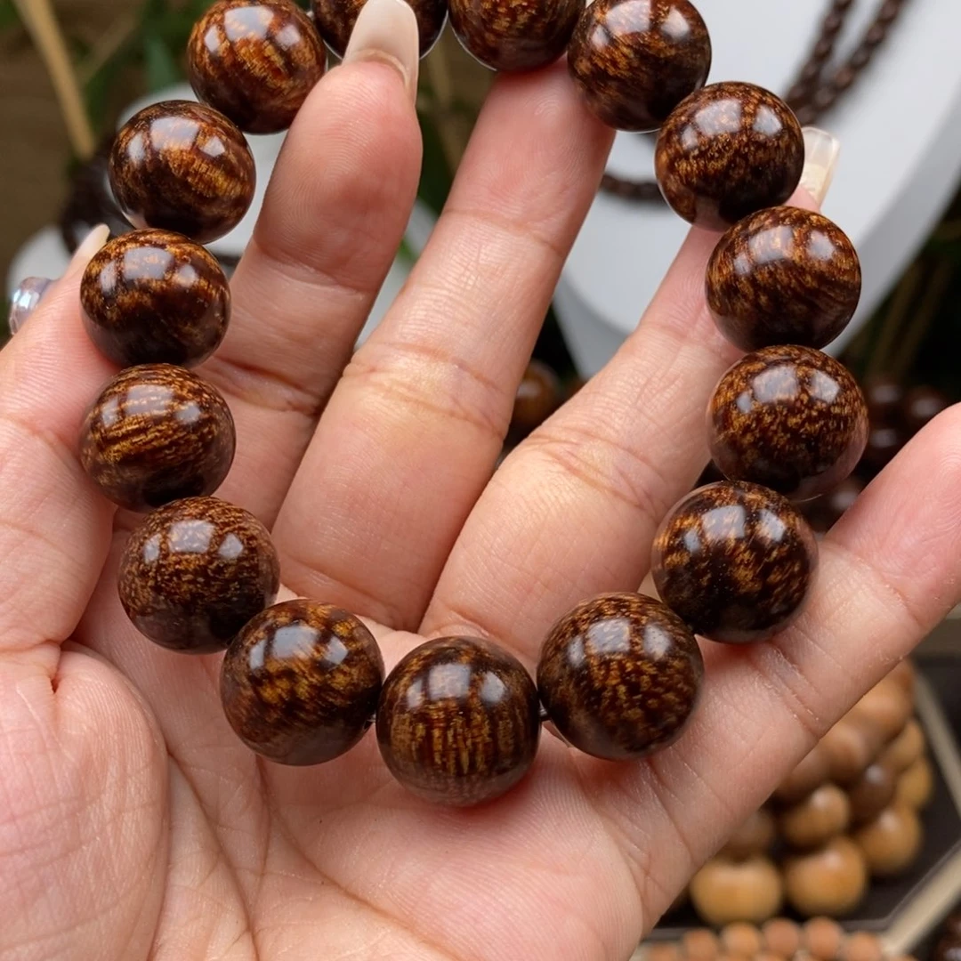 贡木手串/手链雲****發贡木1.5黑金西瓜爆龙