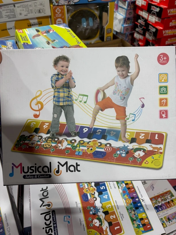 123-1彩色地垫电子琴科学玩具礼物