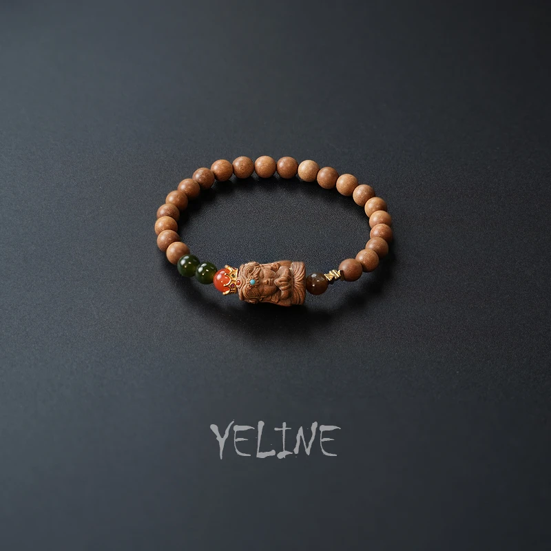 奕禾林 老山檀扎基拉姆手串