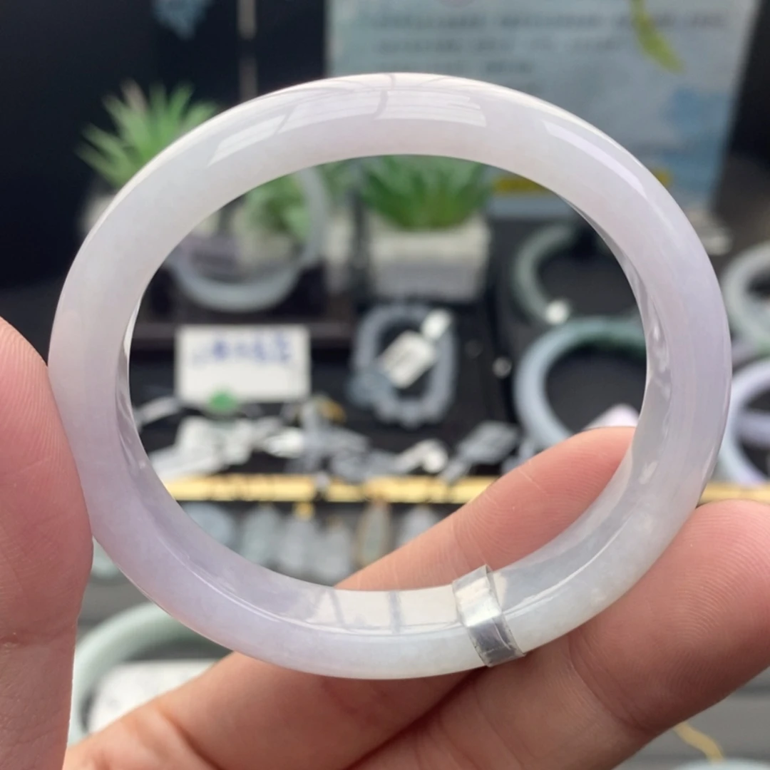 【闪购商品】未镶嵌手镯翡翠正圈52可戴
