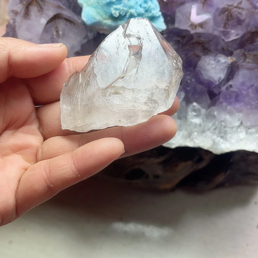 水晶天然水晶原石未镶嵌柠***蜜