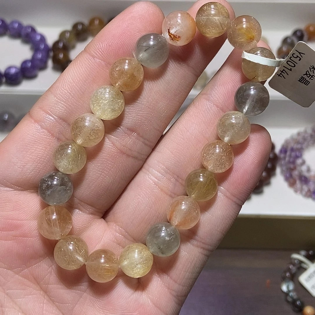 未镶嵌手链水晶彩发晶10.2