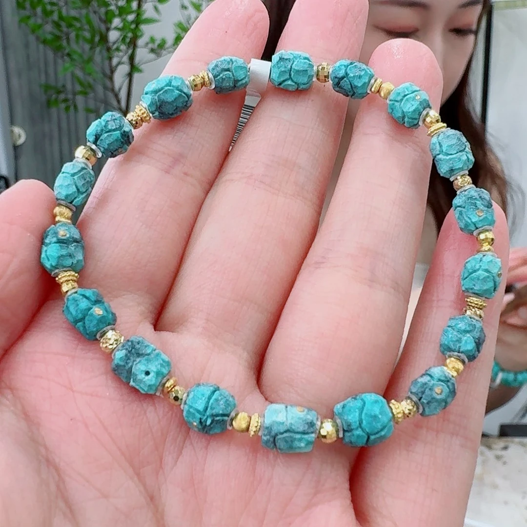 未镶嵌绿松石珠宝奇石