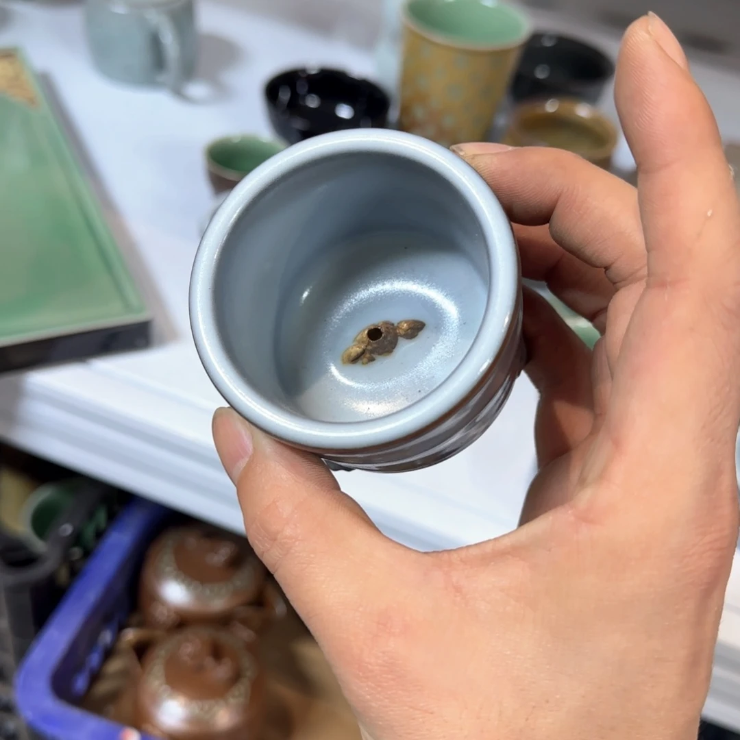 小金茶具青瓷茶器