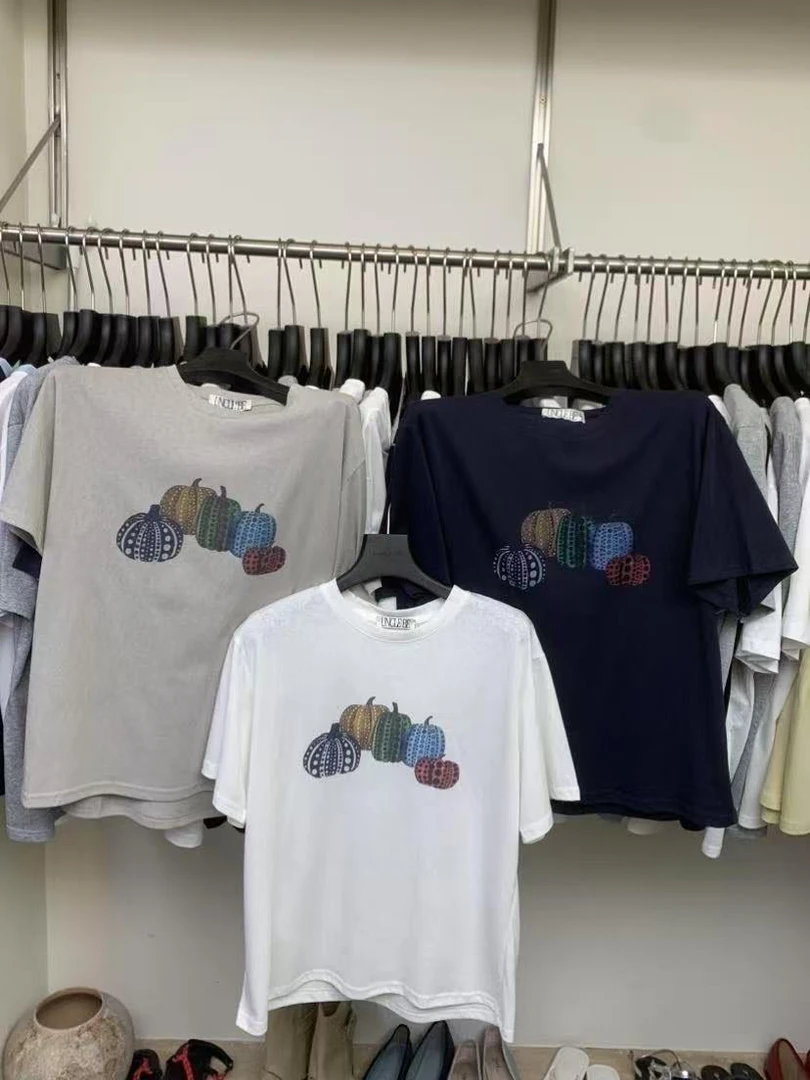 温柔瑶-Uncle Be#休闲百搭南瓜印花短袖T#9868【福福】