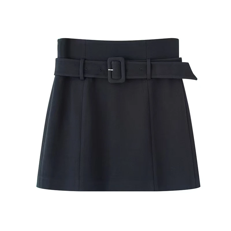 艾诺家商场同款2025秋季新品显瘦A字半身裙女通勤百搭短裙843003