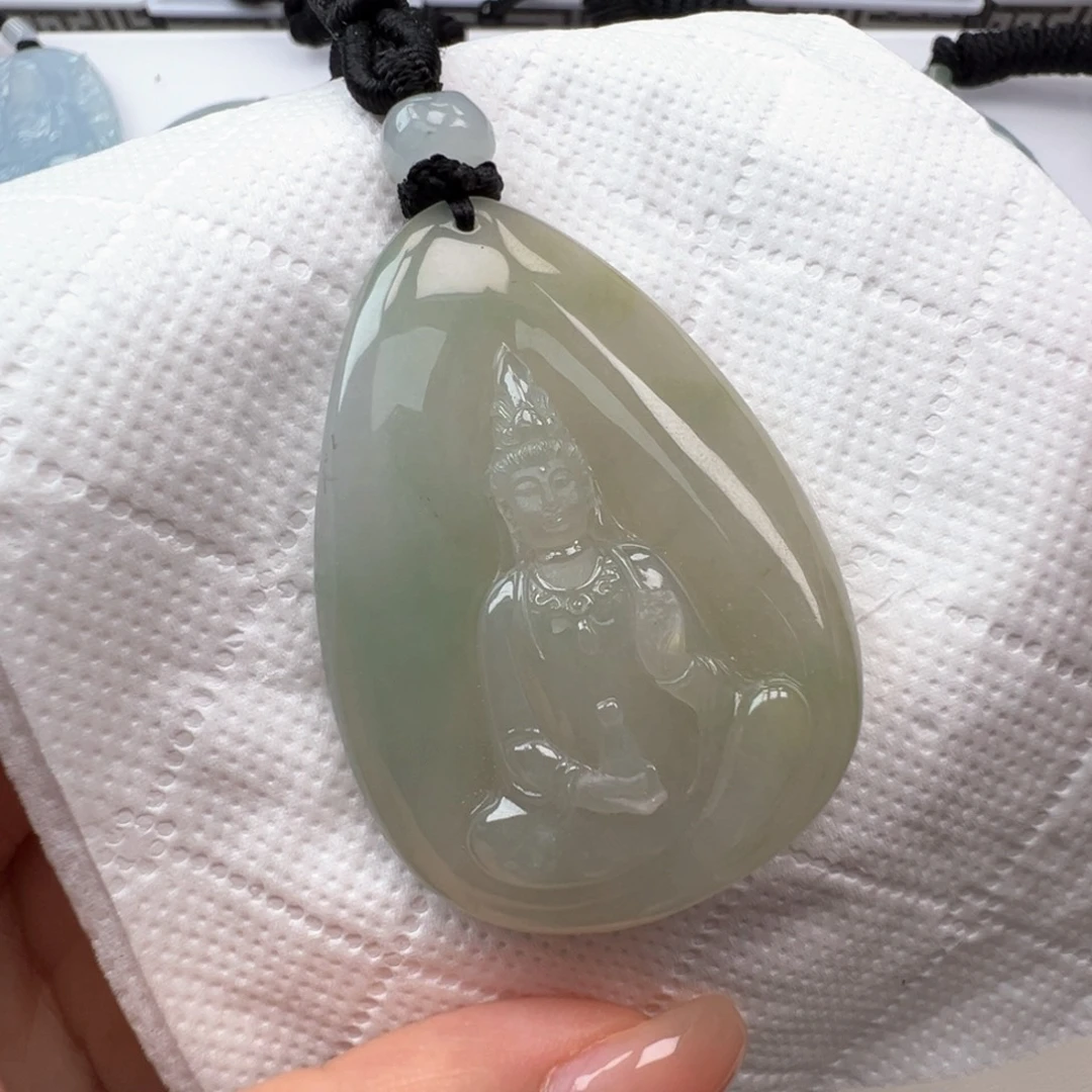 翡翠未镶嵌颈饰夏**风缅甸翡翠
