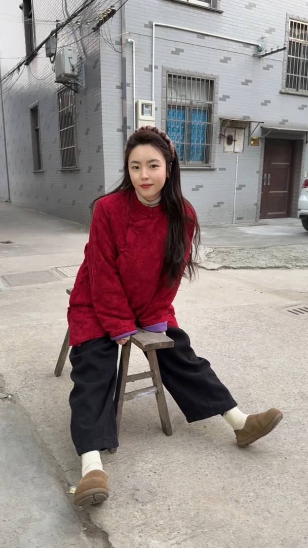 【赵赵家】大吉大利 新年新中式百搭喜庆棉服