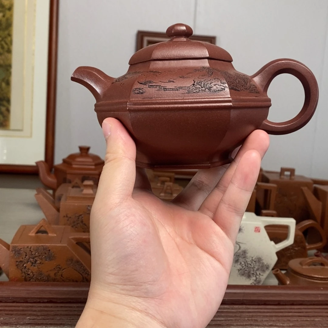 茶壶紫砂原矿泥料传统工艺制作