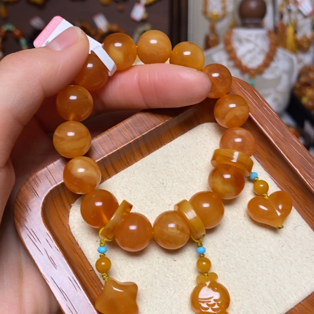 【闪购商品】手链蜜蜡未镶嵌手串