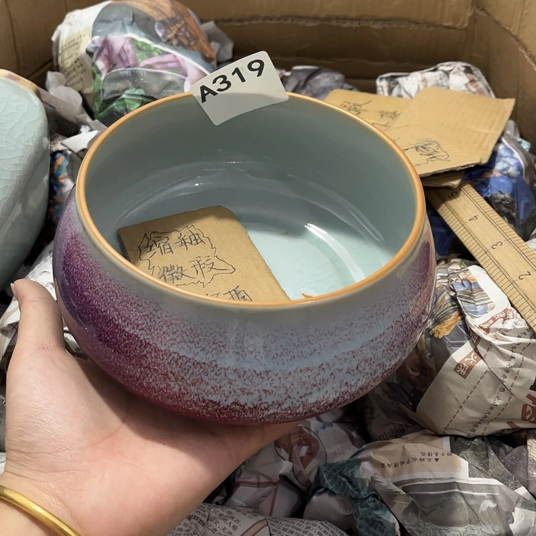 瓷片茶摆件工艺品摆件666