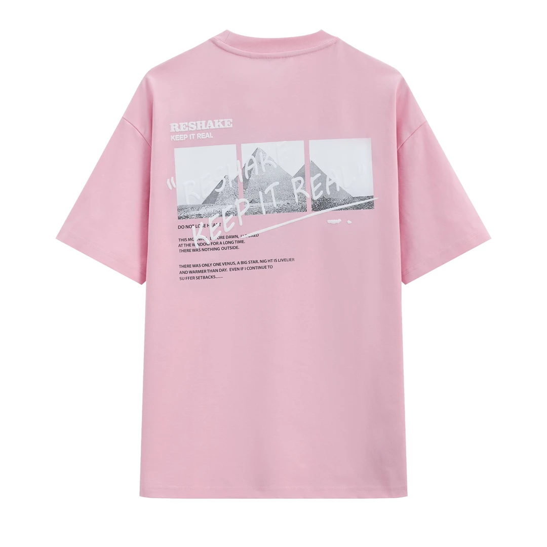 夏季男女同款宽松短袖T恤