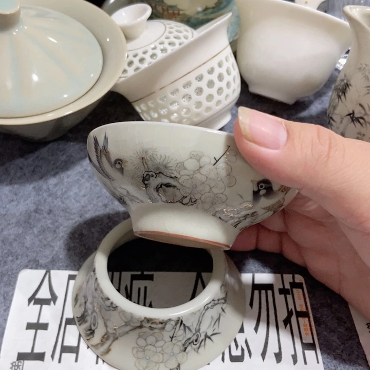 摆件茶具微瑕，介意勿拍