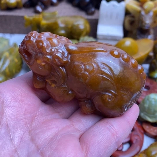 蛇纹石玉未镶嵌颈饰25
