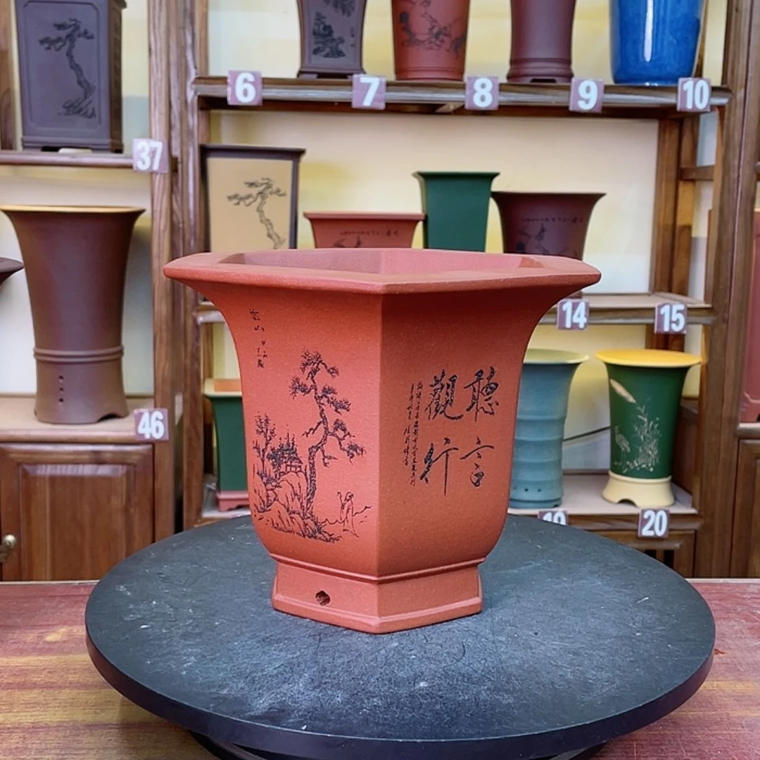 【闪购商品】紫砂花盆兰花8266555888888856