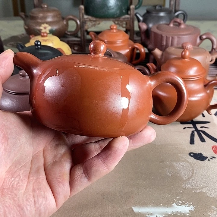 茶壶段泥紫砂的微瑕