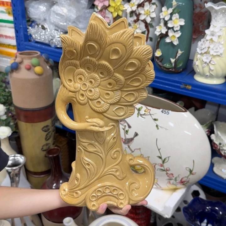 瓷片陶瓷工艺花瓶摆件