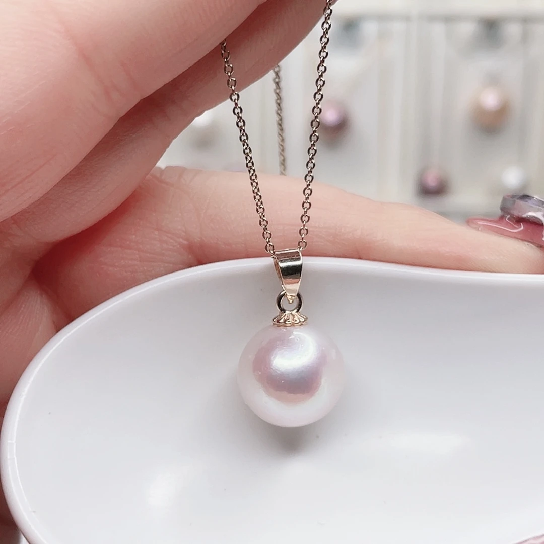 淡水珍珠吊坠(赠链)合金