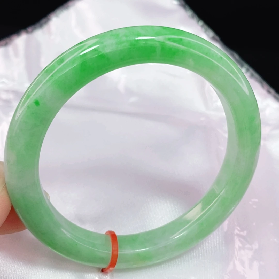 未镶嵌手镯翡翠52.8正圈