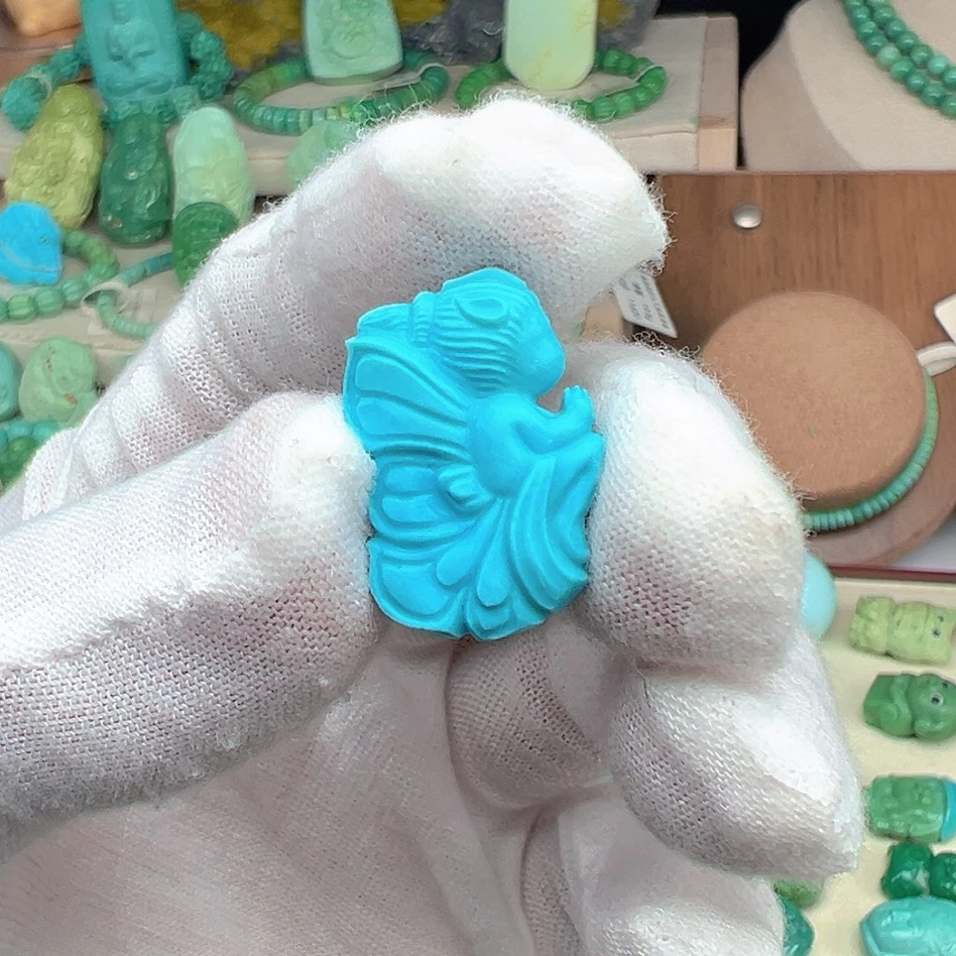 绿松石未镶嵌主播夏