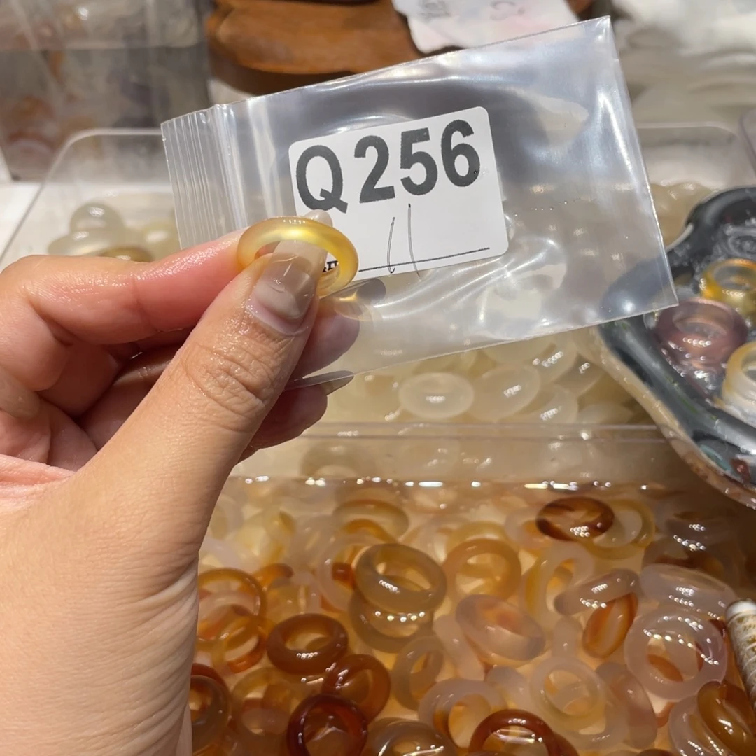 玛瑙/玉髓未镶嵌戒指256