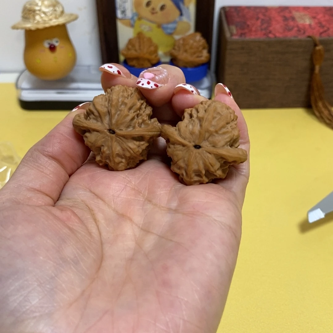 吊坠文玩核桃34野狼