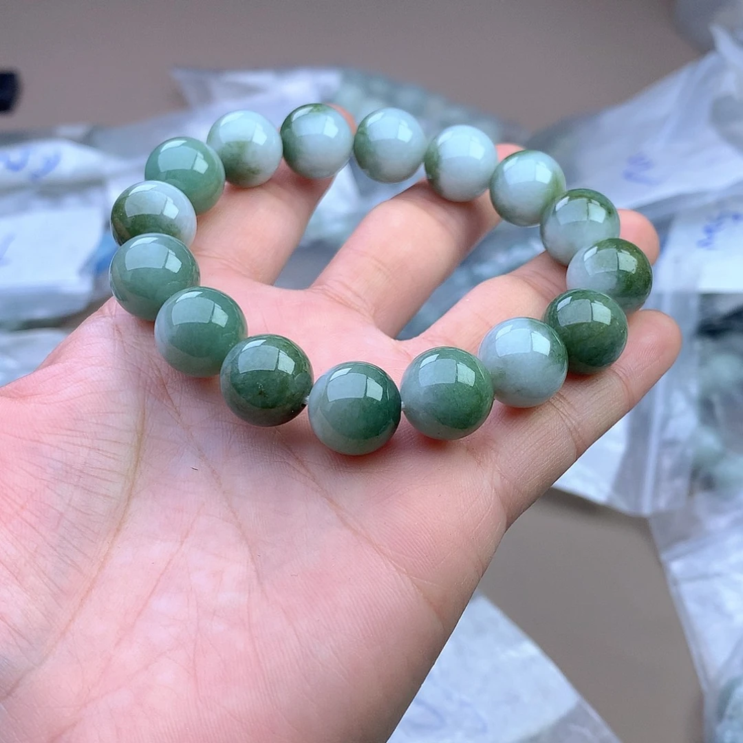 未镶嵌手串定制翡翠