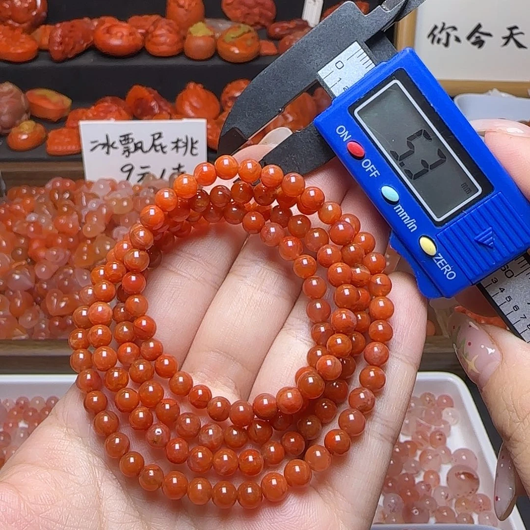 南红玛瑙未镶嵌颈饰6