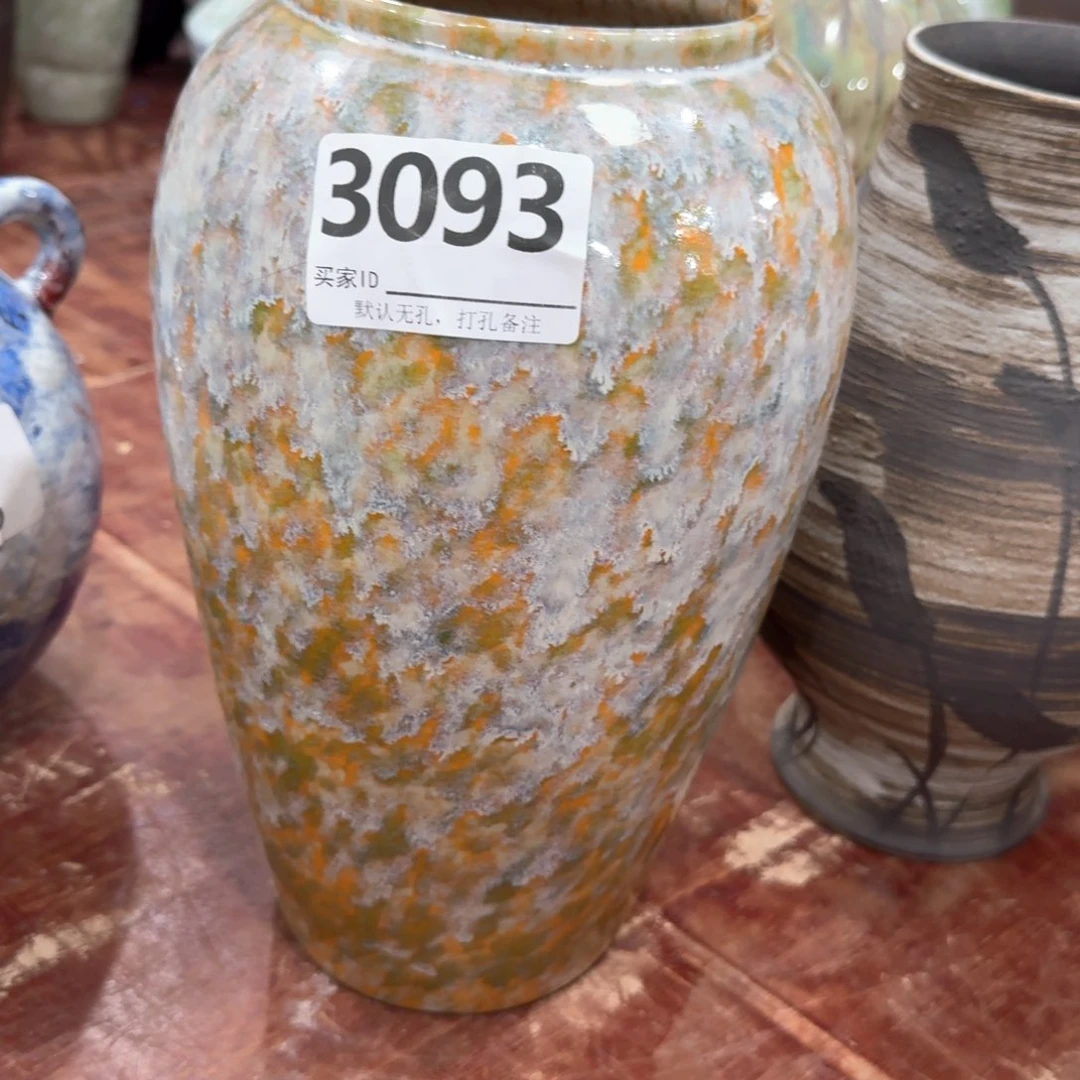 昂***昂摆件景德镇高温花瓶编码3093默认无孔