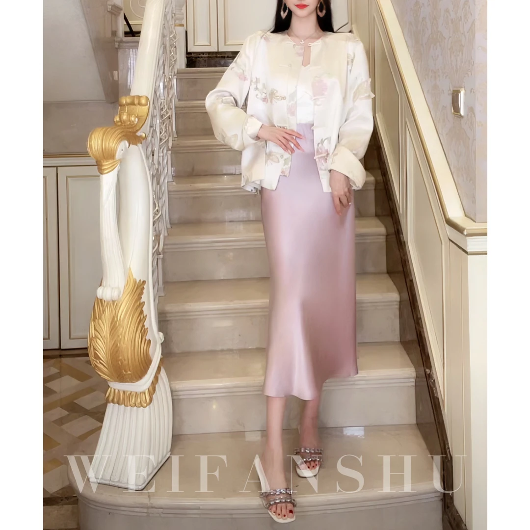 WEIFANSHU/魏凡舒【甜蜜气息】醋酸半裙