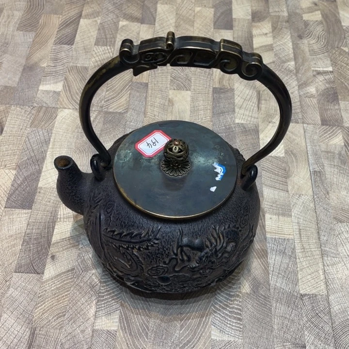 红*铁壶茶道具摆件摆件